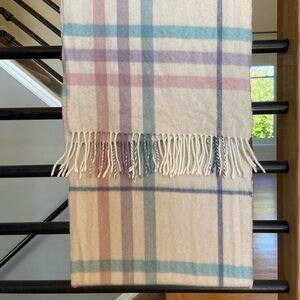 Burberry Pastel Plaid Scarf